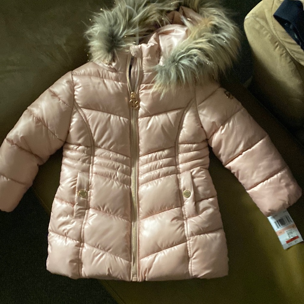 Beautiful (Blush color) 2T size puffer jacket for only $25